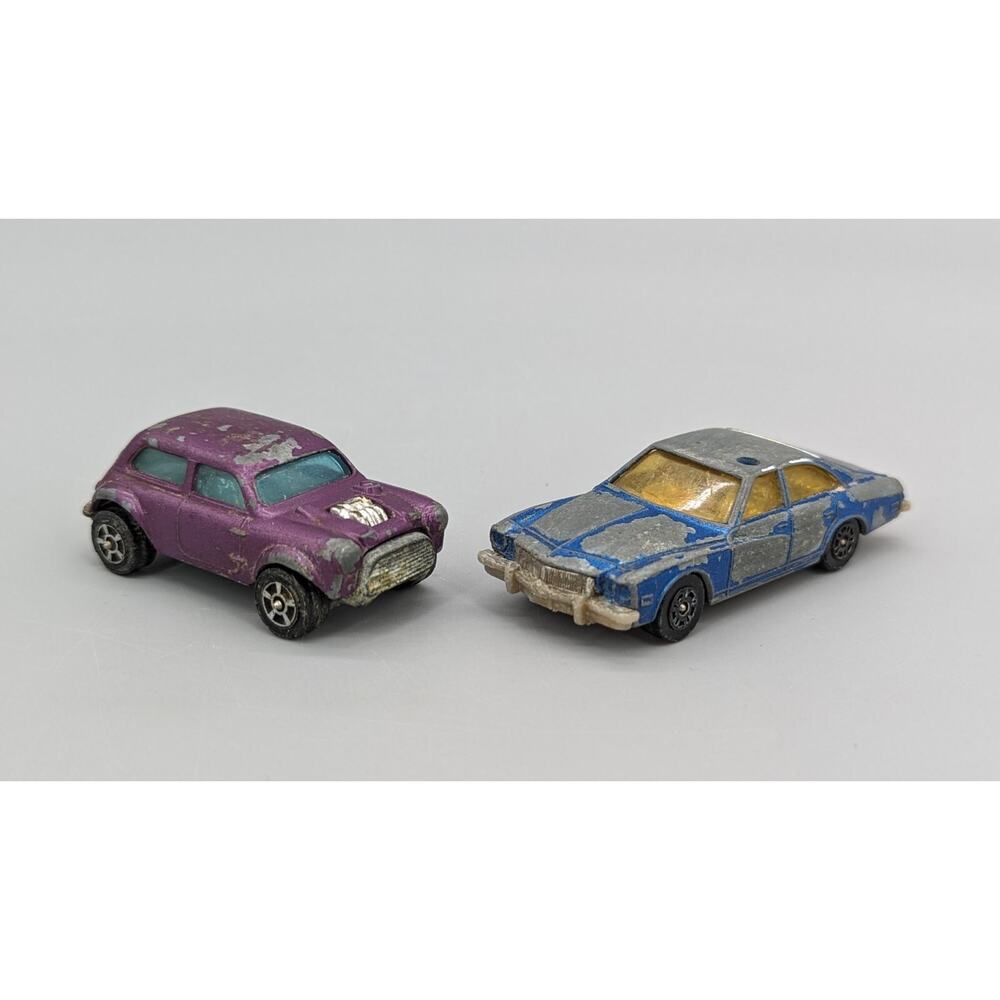 Corgi Juniors Wizz Wheels 1300 Mini Cooper Purple & Blue Diecast 1:64 Car Lot
